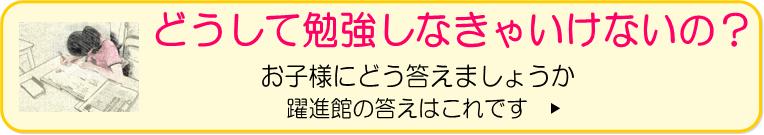 塾が考える学ぶ理由　川口市,草加市,越谷市,さいたま市の塾　躍進館